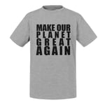 T-Shirt Enfant Emmanuel Macron Make Our Planet Great Again Citations Célèbres Politicien