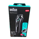 BRAUN Beard Trimmer 20 LENGTH SETTINGS Mens Hair Clipper Shaver Precision Razor