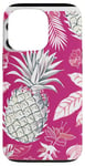 Coque pour iPhone 13 Pro Festive Tropical Ananas Coque de téléphone Motif Noël