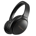 Creative Zen Hybrid Wireless Over-Ear Headphones with Hybrid Active Noise Cancellation, Ambient Mode, Up to 27 Hours (ANC ON), Bluetooth 5.0, AAC, Built-in Microphone, Black