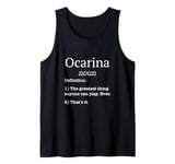 Ocarina Players / Ocarina Beginner / Funny Fake Definition Tank Top