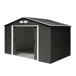 Duramax Abri De Jardin Métal 4.77m² - Anthracite