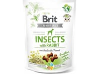 Brit Crunchy Snack Insekter Med Kanin 200G, Hundgodis Med Kanin