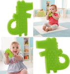 Fisher Price Teether Crocodile Baby Soft Silicone Chew Teeth Toy Alligator Toy