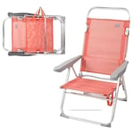 Strandstol Colorbaby Rosa 48 x 57 x 99 cm Multipla positioner