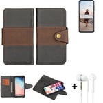 wallet case for Samsung Galaxy M11 + earphones bookstyle cover pouch