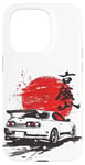 Coque pour iPhone 15 Pro Retro JDM Japan Domestic Market Drift Racing Car Legend