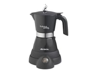 Ariete 1358 Moka Aroma Elettrica - Elektrisk Kaffebryggare - 4 Koppar - Svart