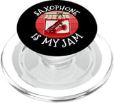 Saxophone Is My Jam, saxophoniste, musique PopSockets PopGrip pour MagSafe