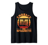 Embrace the Spaghetti Retro 3D Printing Funny 3D Printer Tank Top