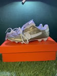 THE NIKE PREMIER III FG METALLIC GOLD GRAIN WHITE UK 7.5