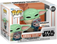 Figurine Funko Pop - Star Wars : Le Mandalorien N°691 - Grogu Avec Anzellan Droidsmith (76672)