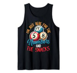 I'm just here for the Numbers and the Snacks - Bingo Tank Top