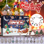 1st Christmas Advent Calendar Countdown 24 Days DIY Charms Rannekoru Bl