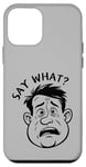 Coque pour iPhone 12 mini Dis quoi ? Visage drôle - Expression amusante