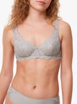 Triumph Amourette Underwired Half Padded Balcony Bra, Silent Grey