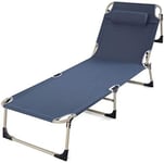AWJ Zero Gravity Chaise Lounges Patio Lounger Chair Sun Lounger Garden Chairs Folding Bed Single Recliner, Three Fold Nap Bed Hospital Accompanying Bed Travel Portable Siesta Camping Bed