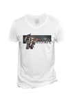 T-Shirt Homme Col V Apex Legends Gibraltar Battle Royale Jeux Video