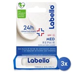 3x Labello Lip Balm Med Repair SPF15 85050