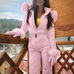 Dam Winter Ski Waterproof Jumpsuit Pink M