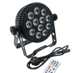 Redshow FLT-1210 LED par-lampe med fjernkontroll