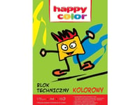 Happy Color Tekniskt Block A4 10K Färg