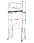 Diagonale pour échafaudage X-TOWER 3.00m - 20405040 - Tubesca