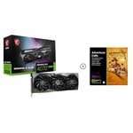 MSI GeForce RTX 4070 Ti Super 16G Gaming X Slim Carte Graphique - 16 Go GDDR6X (21 Gbps/256 Bits), PCIe 4.0 - TRI FROZR 3 (3 x Ventilateurs TORX 5.0), RGB - HDMI 2.1, DisplayPort 1.4a