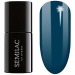 Semilac Vernis à ongles gels semi-permanents UV 406 Blue Tea 7ml