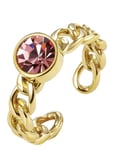 Lima Chain Ring Gold Bud To Rose