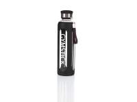 Glass Water Bottle 0,6L - Black