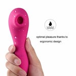 Vibrator PULSE SUCTION Luxury Rechargeable CLIT ANAL VAGINA Sex Toy - SUPER SLIK