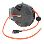 GFL 39.4ft Air Hose Reel Retractable Spring Heavy Duty Industrial Auto Repairing