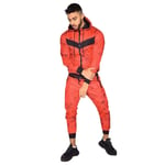 BIBOKAOKE Men's Jogging Suit Long Sleeve Hoodie Sweatshirt Sports Trousers Slim Fit Gym Training Tracksuit Jogger Jogging Suit Sports Suit Basic Design Tracksuit Leisure Suit with Pockets