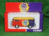 CORGI HORNBY VOLKSWAGEN T2 VAN CADBURYS CREME EGG LIVERY #62872