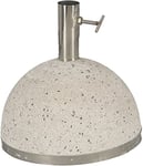 esschert Design PV09 Pied de Parasol en Granit Blanc 24 x 25 x 25 cm 115 kg