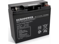 Europower Batteri 12V 17Ah Agm Europower Ep17-12