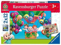 Ravensburger Cocomelon Jigsaw Puzzles for Kids Age 3 Years Up - Toddler Toys - 2x 12 Pieces, Colourful" Or "Multicoloured