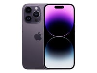 Apple Iphone 14 Pro - 5G Smartphone - Dual-Sim / Internal Memory 128 Gb - Oled-Skärm - 6.1" - 2556 X 1179 Pixlar (120 Hz) - 3 St. Bakre Kameror 48 Mp, 12 Mp, 12 Mp - Front Camera 12 Mp - Mörklila