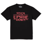 Stranger Things Stuck In The Upside Down Men's T-Shirt - Black - M - Black