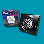 BLAUBERG Calm 100mm BLACK Extractor Fan - CALM BLACK 100 T