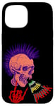 iPhone 15 Punk Classic Tees Drummer Rock Bands Skull Diesel Case