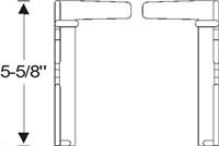 Steele Rubber Products 25-0069-73 dörrlister övre