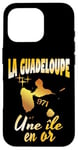 Coque pour iPhone 16 Pro la guadeloupe une ile en or idee cadeau souvenir 971 gwada