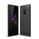 Sony Xperia 1      Carbon Fibre Case    [Black]