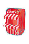 MONDO 28338 Toys Candy Shop Play Maison de Jeu intérieure et extérieure pour Filles et Enfants - Tente Cadeau Portable pour Enfants - Rouge/Blanc - 28338