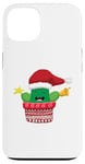 iPhone 13 FUNNY CHRISTMAS TSHIRT. CHRISTMAS CACTUS. BELL STAR AND HAT Case