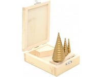 Awtools Step Drill Bit Hss-Tin / Set 3Pcs.