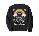 Funny Saint Patricks Day Irish Pride Shamrock Lucky Green Sweatshirt