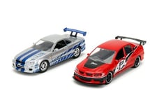 Jada Toys Fast & Furious Twin Pack 1:32 Wave 4/2 - Voiture Miniature - Kit de Jeu